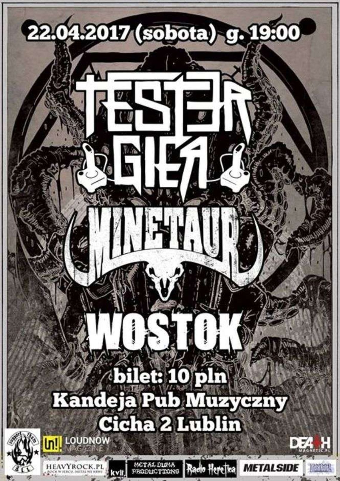Heavymetalowy koncert w pubie Kandeja