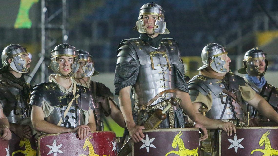 Historycznie na Arenie Lublin. Legiony rzymskie walczyły z barbarzyńcami [ZDJĘCIA]