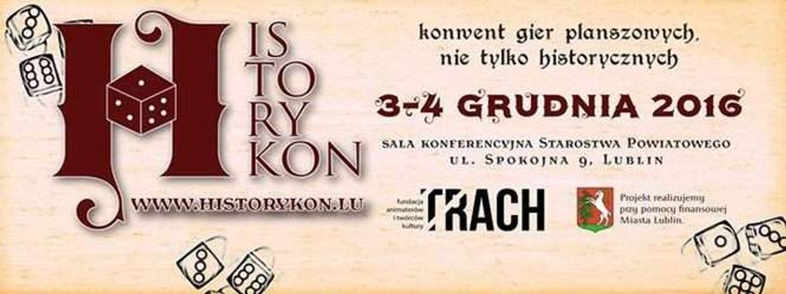 Historykon - konwent gier planszowych w Lublinie Historykon - konwent gier planszowych w Lublinie