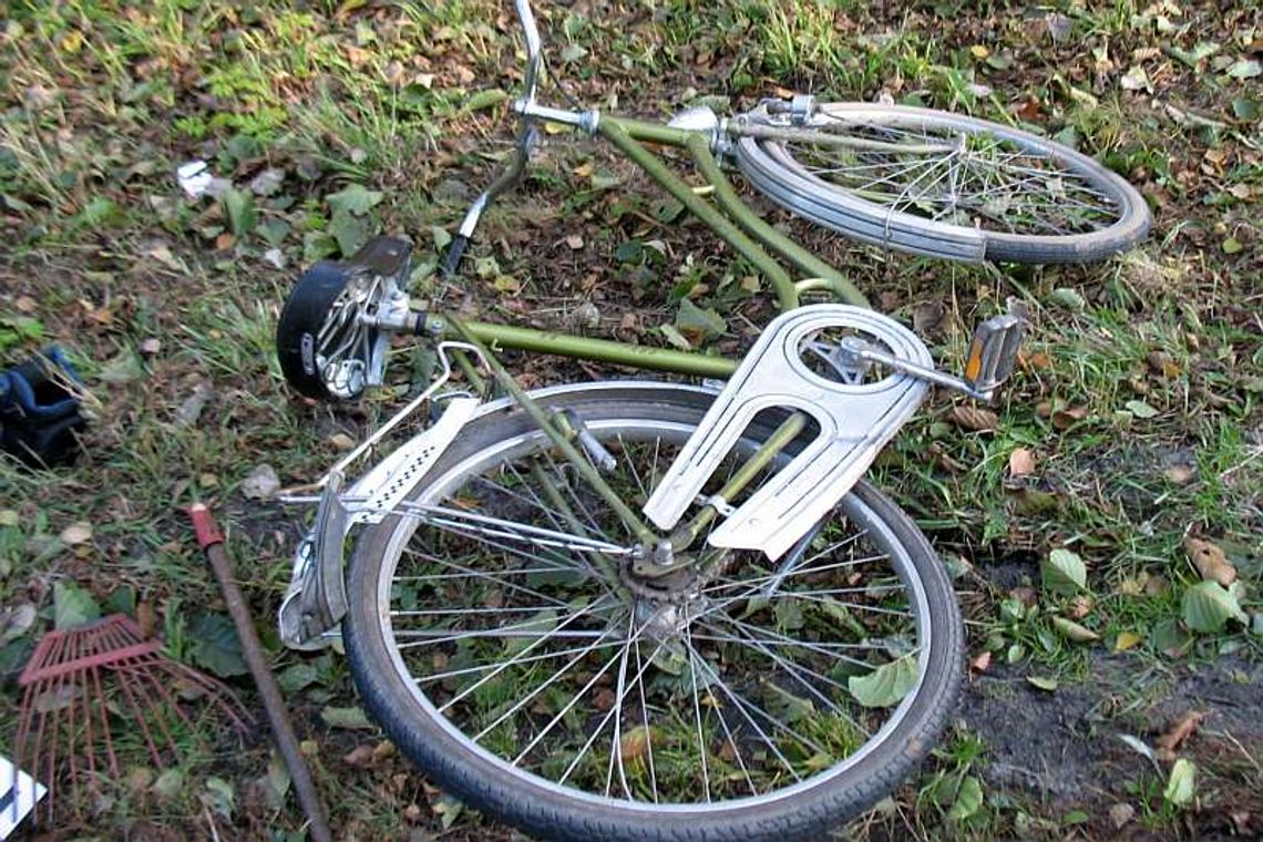 Horodyszcze: Ciężarówka zaczepiła o grabie, rowerzystka ranna