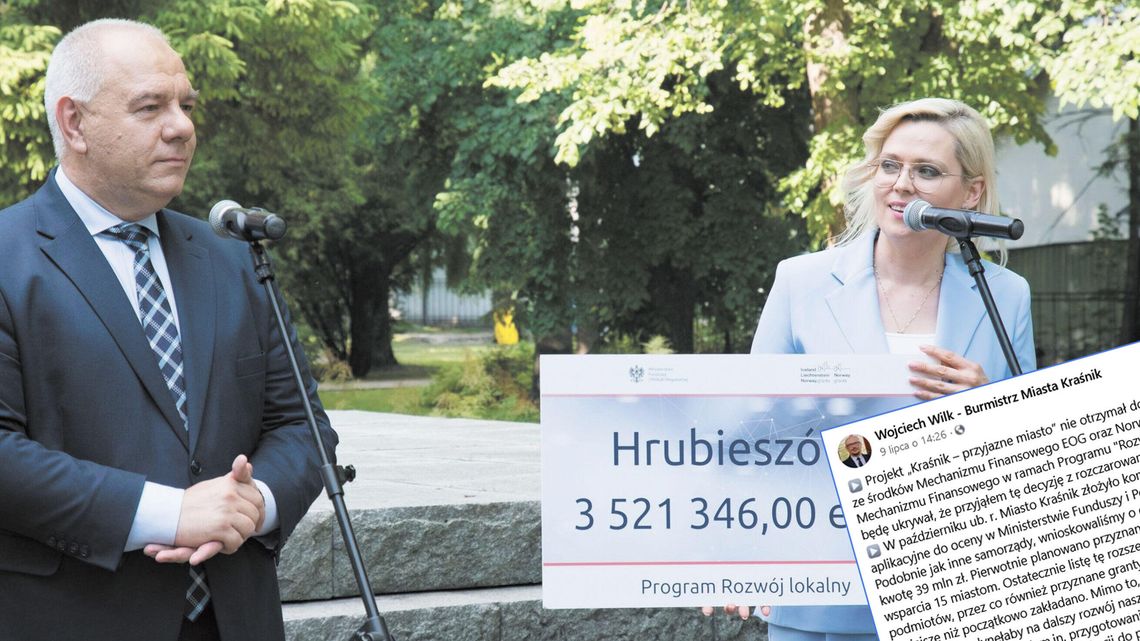 Hrubieszów jako jedyny otrzyma miliony z "funduszy norweskich". Inni obeszli się smakiem