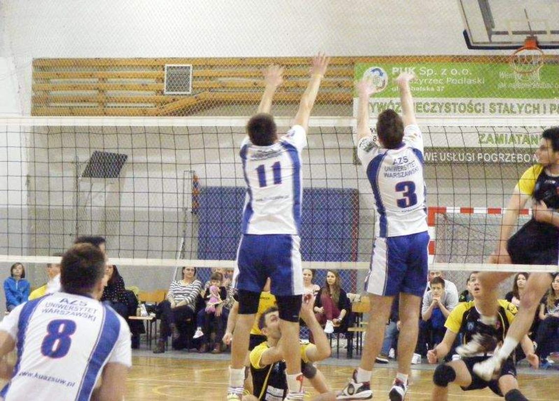 Huragan Międzyrzec Podlaski - Czołg AZS UW Warszawa 3:0