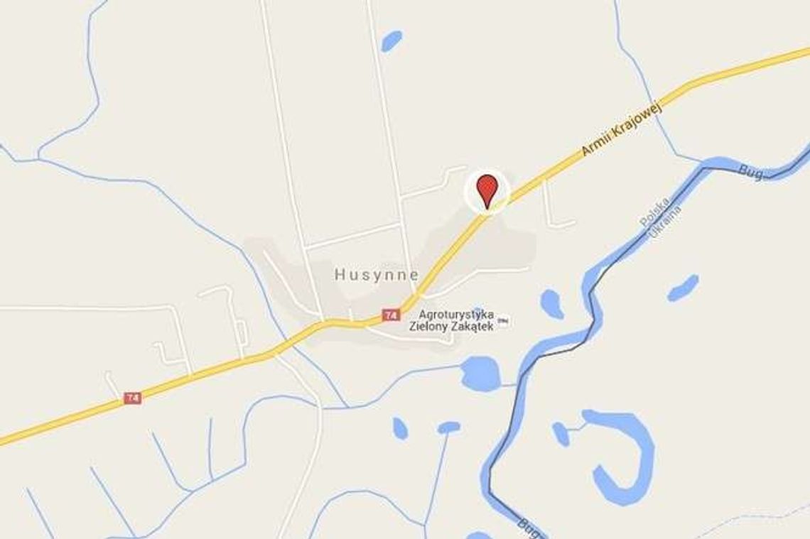 Husynne. Zderzyły się dwa samochody, cztery osoby ranne