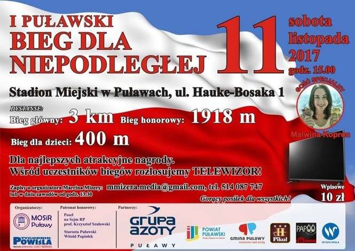 I Puławski Bieg dla Niepodległej