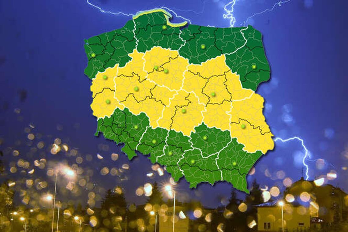 Idą burze i deszcz. IMGW wydał ostrzeżenie dla woj. lubelskiego