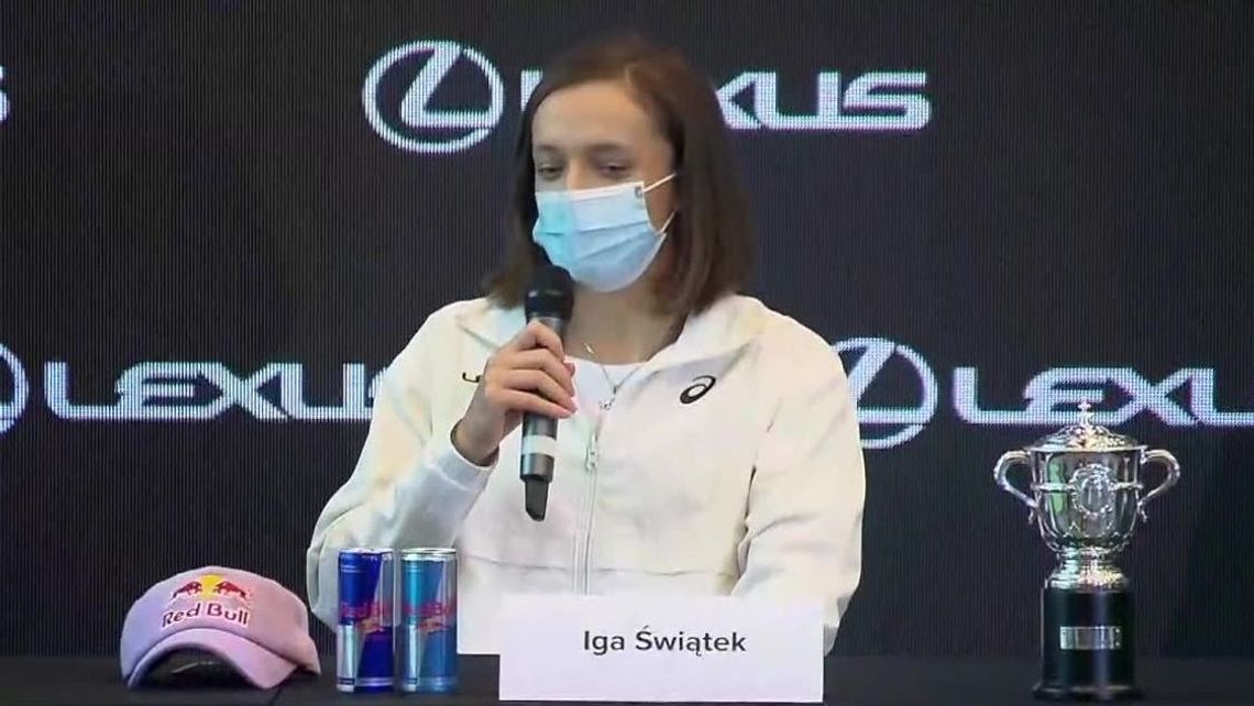 Iga Świątek: Jestem bardzo szczęśliwa, ale nadal oszołomiona