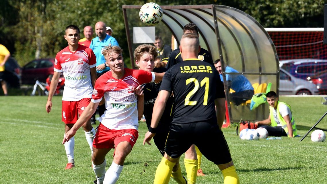 Igros Krasnobród – Gryf Gmina Zamość 1:1. Braterski pojedynek na remis