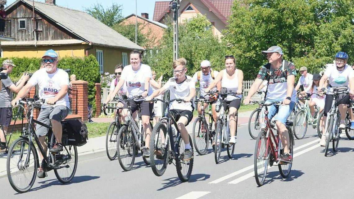 II Patriotyczny Rajd Rowerowy Dumni z Polski przejechał przez dwa powiaty