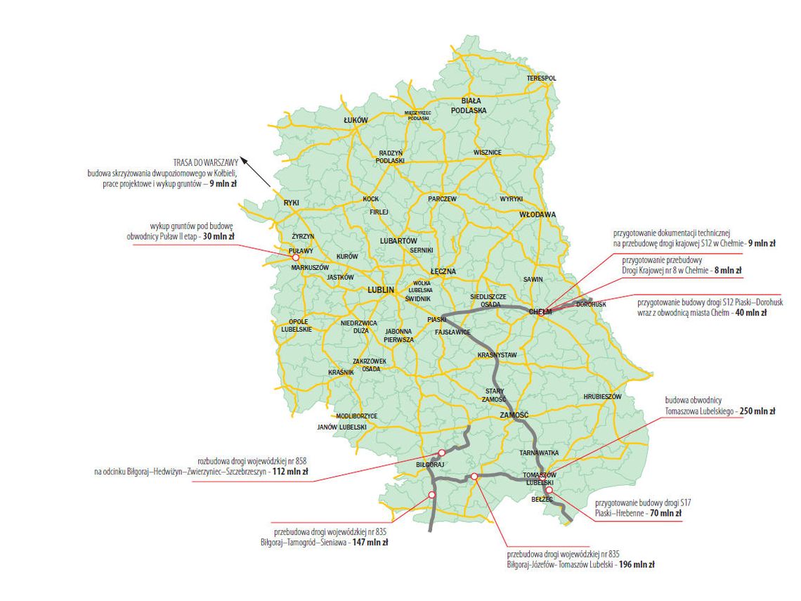 Ile województwo lubelskie dostanie z kasy państwa? Niewiele