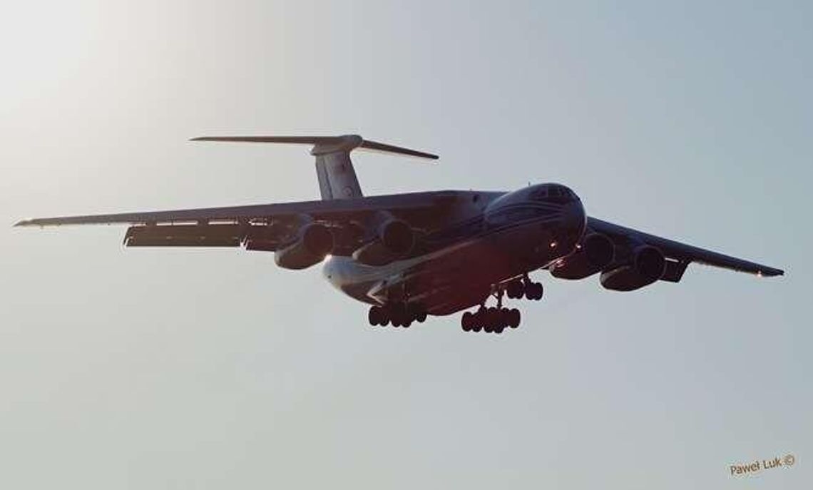 Iljuszyn Ił-76 wylądował na lotnisku Lublin (ZDJĘCIA, WIDEO)