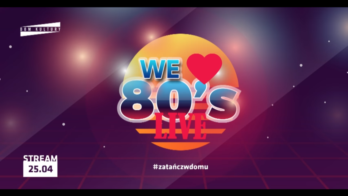 Impreza w stylu lat 80. bez wychodzenia z domu