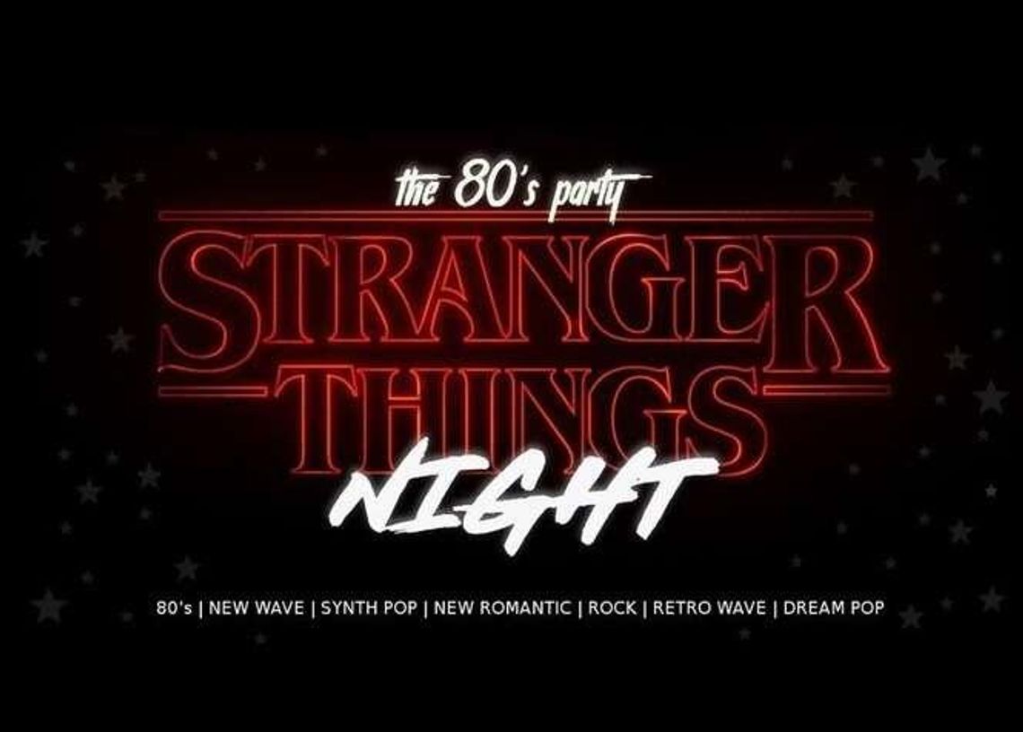 Impreza w stylu Stranger Things w Graffiti