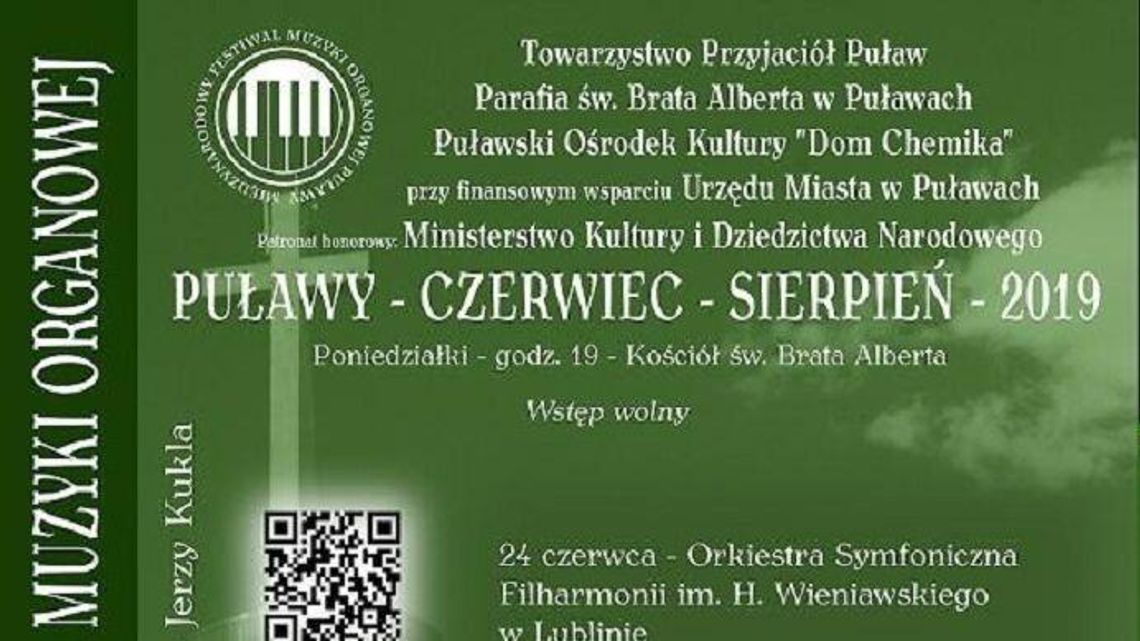 Imre Szabo na finał Festiwalu Organowego w Puławach