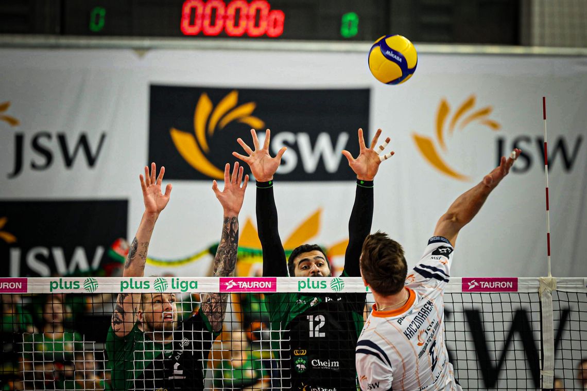 InPost ChKS Chełm, choć dzielnie walczył, ostatecznie nie dał rady JSW Jastrzębskiemu Węglowi