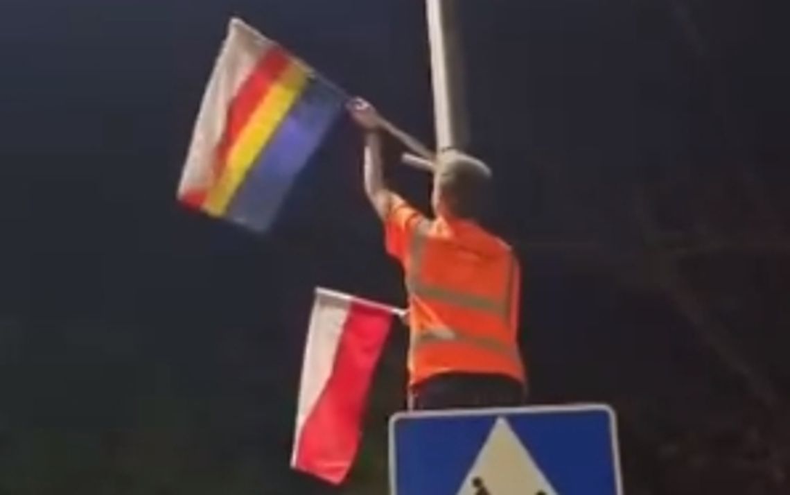 Internauci oburzeni na flagę miasta Puławy. Pomylili ją z ukraińską