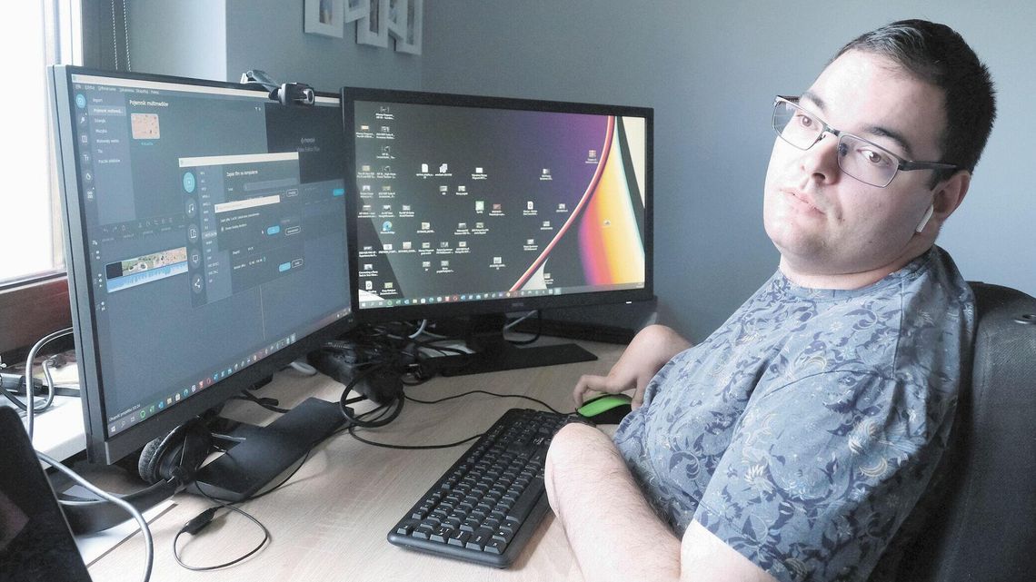 Internet tak słaby, że niepełnosprawny informatyk nie może pracować. Obok domu światłowód, ale nie dla niego