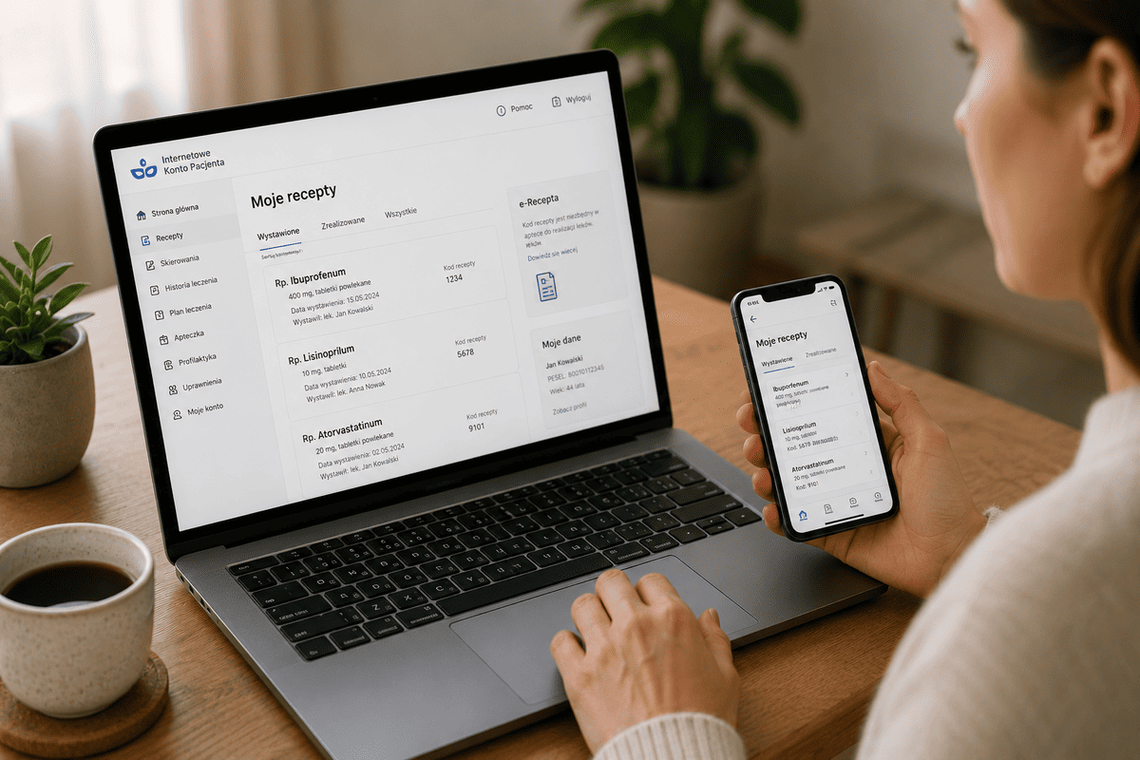 Internetowe Konto Pacjenta (IKP) i e-recepty – jak cyfryzacja ułatwia kontrolę nad zdrowiem?