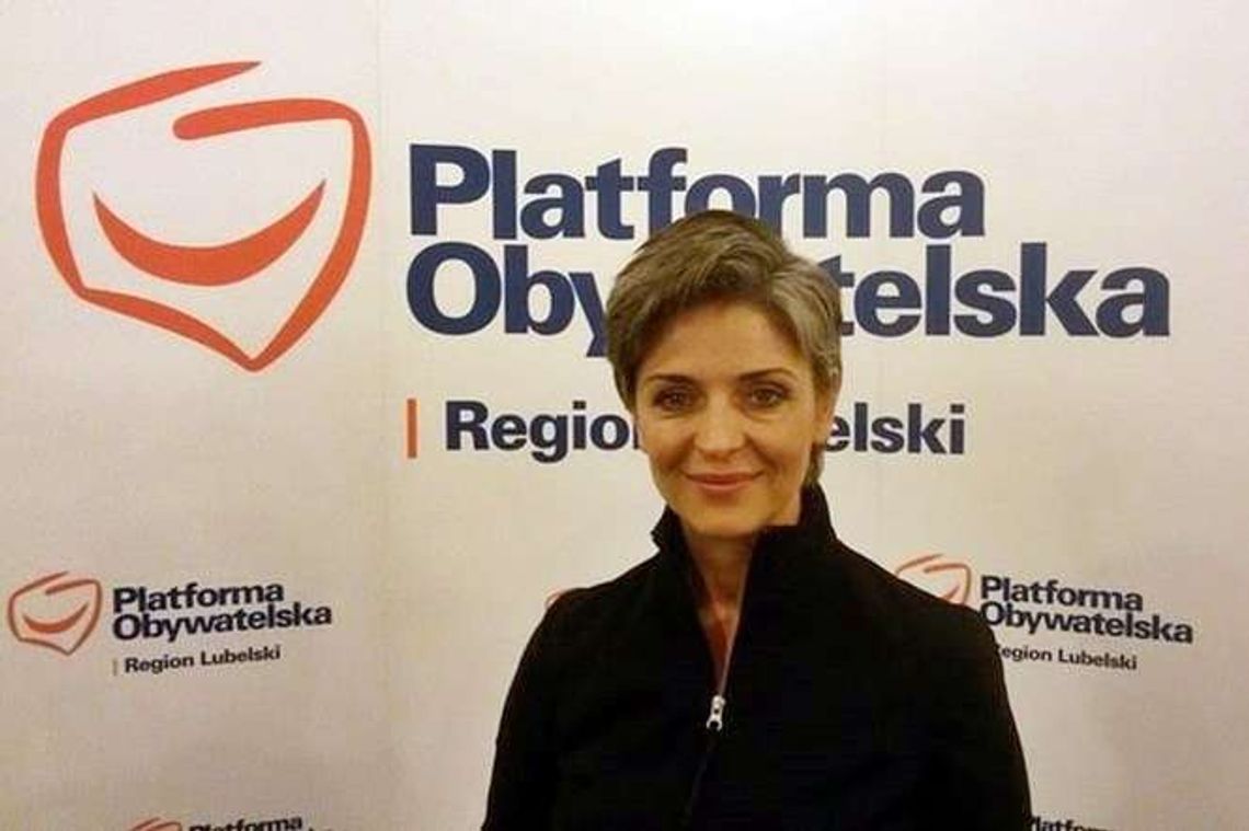 J. Mucha oficjalną kandydatką na szefa lubelskiej PO