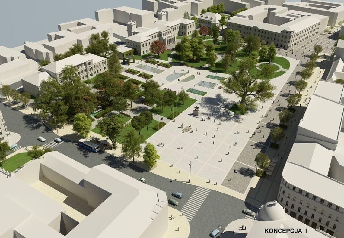 Jak będzie wyglądał plac Litewski. Zobacz dwie koncepcje (wizualizacje) Jak będzie wyglądał plac Litewski. Zobacz dwie koncepcje (wizualizacje)