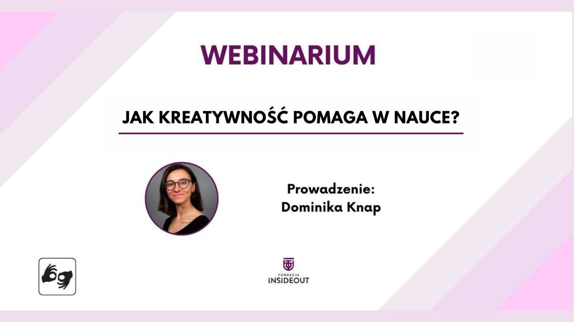 Jak kreatywność pomaga w nauce? Bezpłatne webinarium