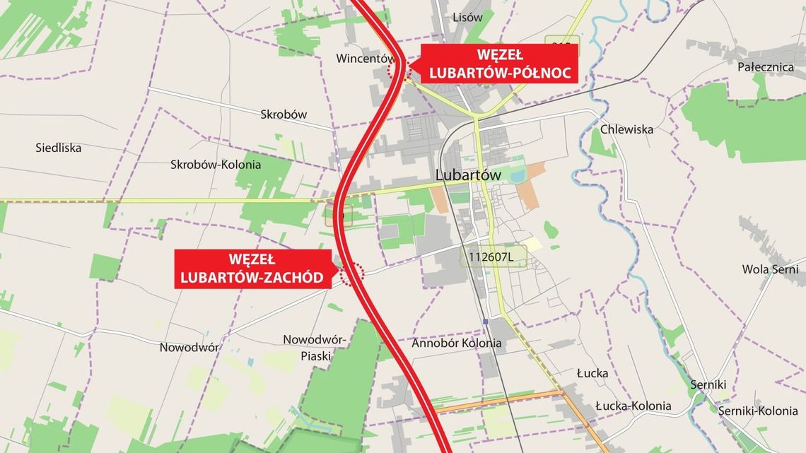 Jak ma przebiegać droga S19 z Lublina do Lubartowa? Uwagi dotyczą wysiedlania mieszkańców