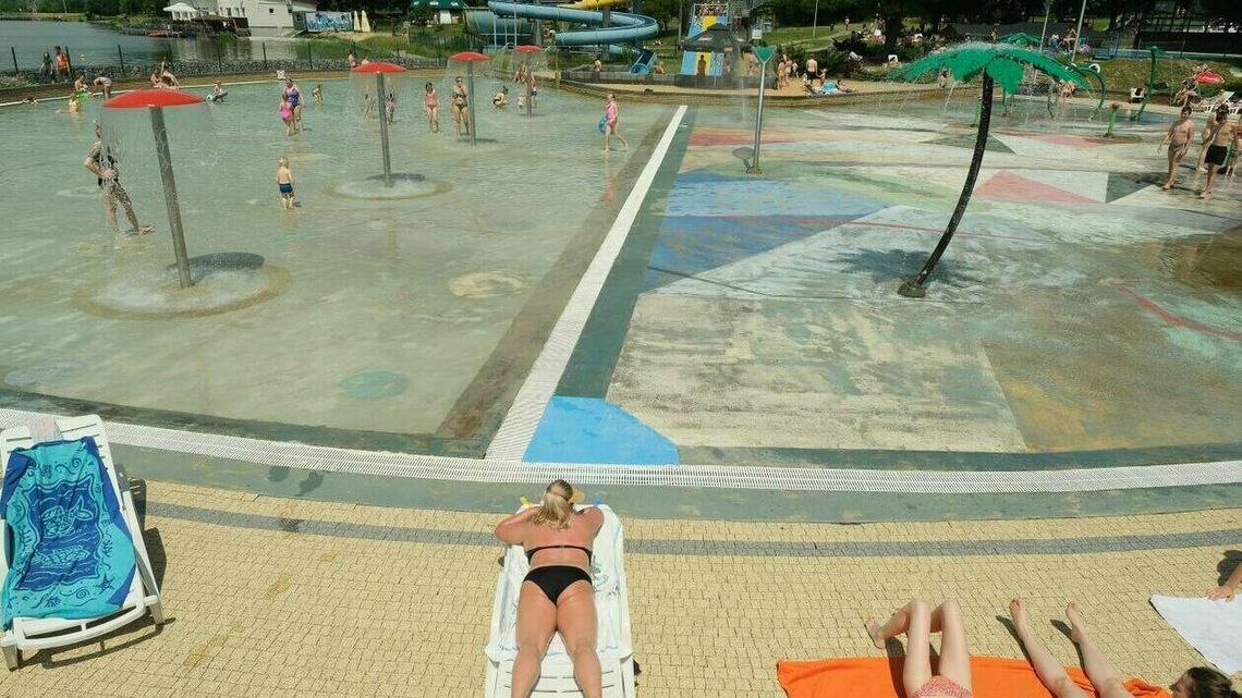 Jak upał, to na Słoneczny Wrotków. W sobotę przyszło mnóstwo ludzi