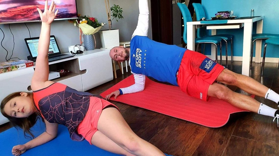 Jak wyglądają domowe treningi piłkarzy ręcznych Azotów Puławy? [wideo]