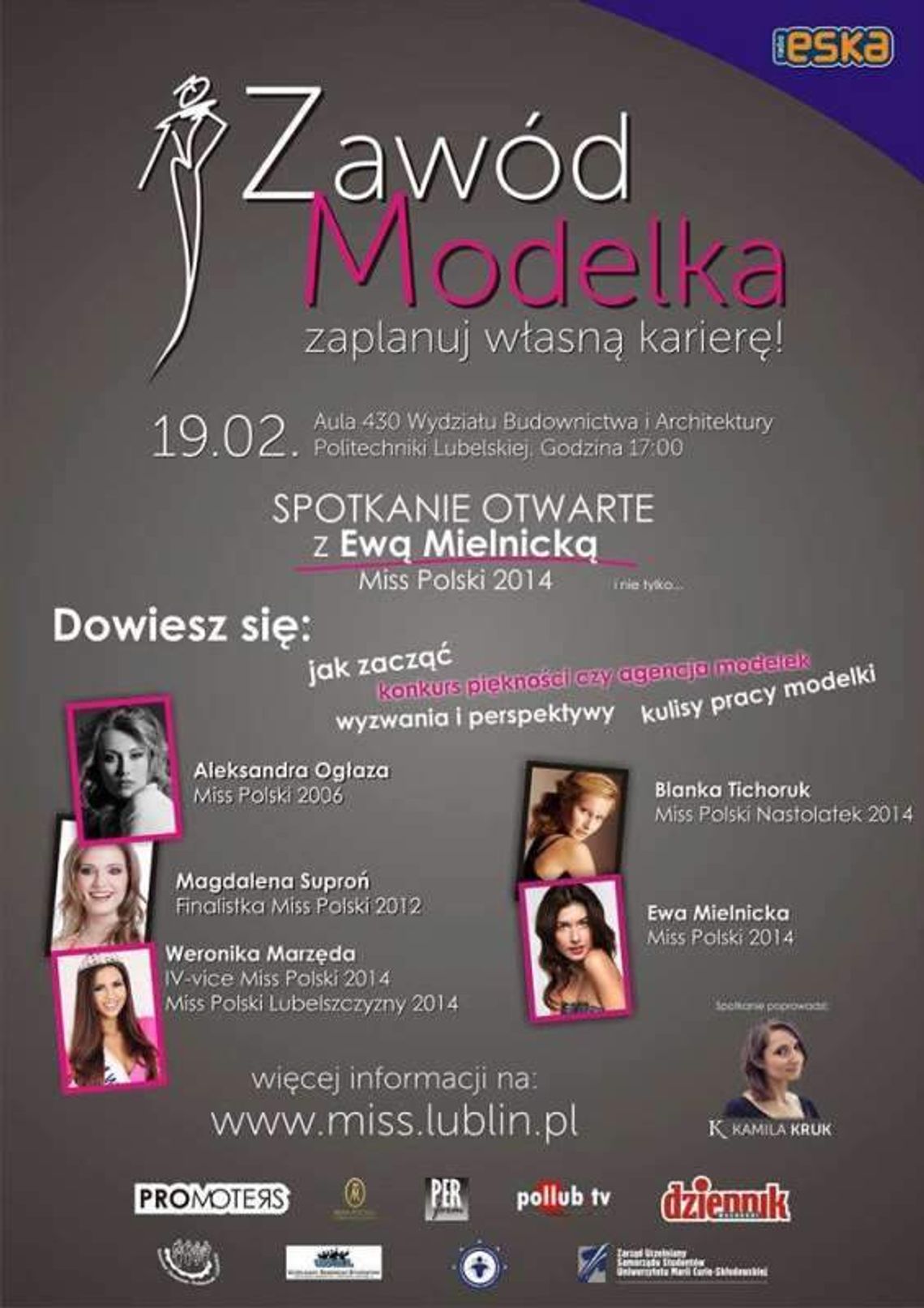 Jak zostać modelką? Spotkanie na Politechnice Lubelskiej Jak zostać modelką? Spotkanie na Politechnice Lubelskiej