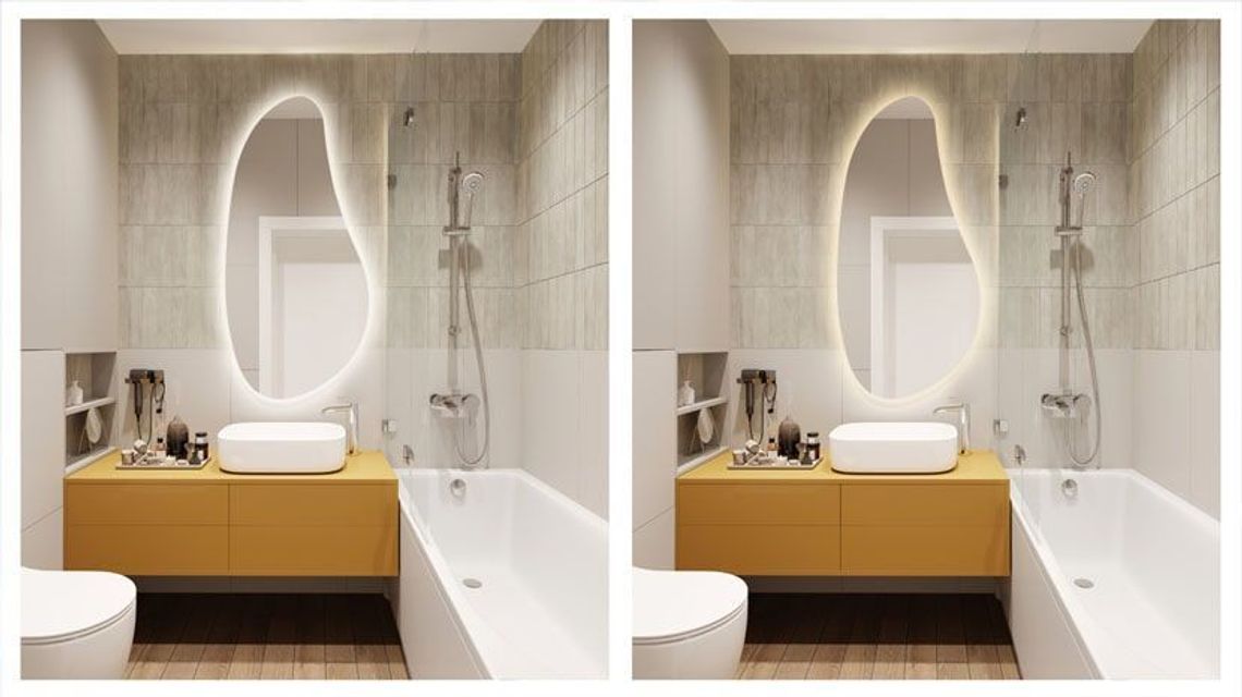 Jaką barwę światła wybrać kupując lustra podświetlane? Praktyczny przewodnik