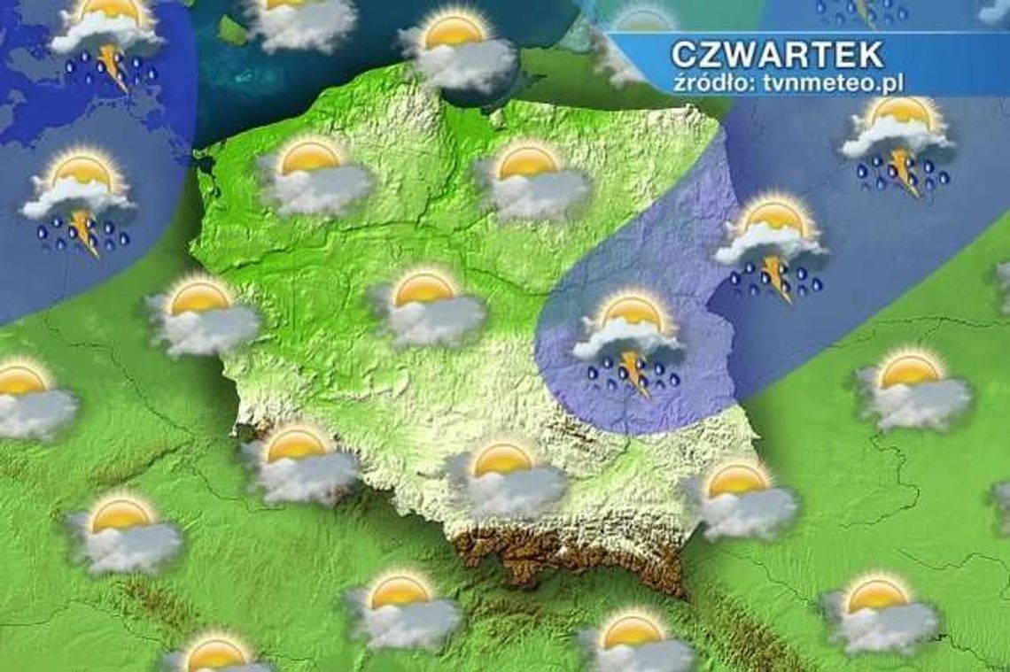Jaka będzie pogoda w czwartek?