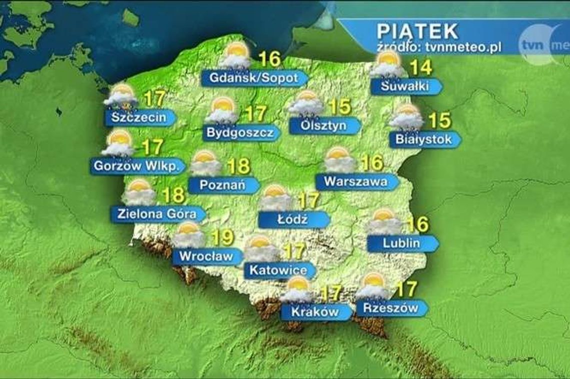 Jaka będzie pogoda w piątek, sobotę i niedzielę? Jaka będzie pogoda w piątek, sobotę i niedzielę?