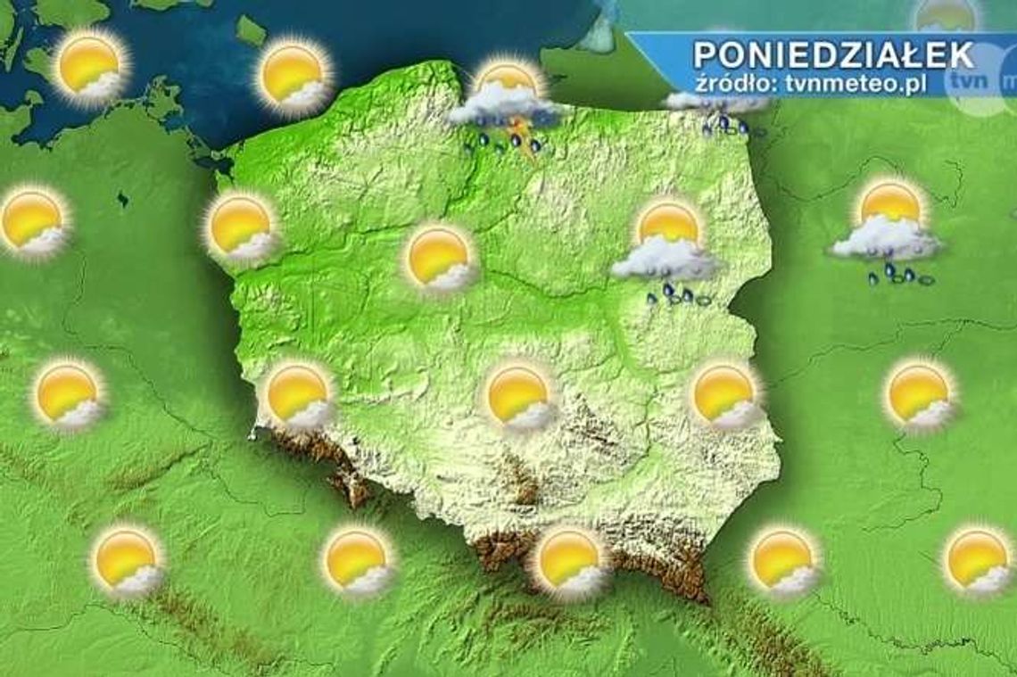 Jaka będzie pogoda w poniedziałek w Lubelskiem?