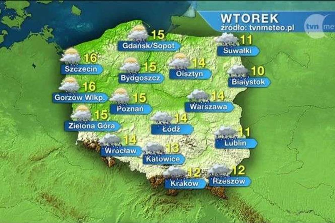 Jaka będzie pogoda we wtorek, 3 października? Jaka będzie pogoda we wtorek, 3 października?
