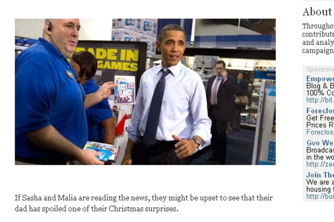 Jakie gry kupił pod choinkę Barrack Obama?