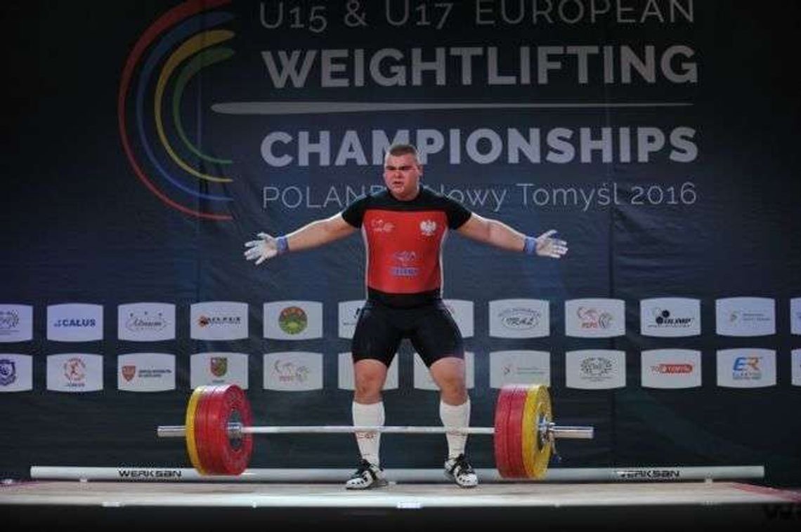 Jakub Węgrzyn z Wisły Puławy mistrzem Europy do lat 17 w podnoszeniu ciężarów