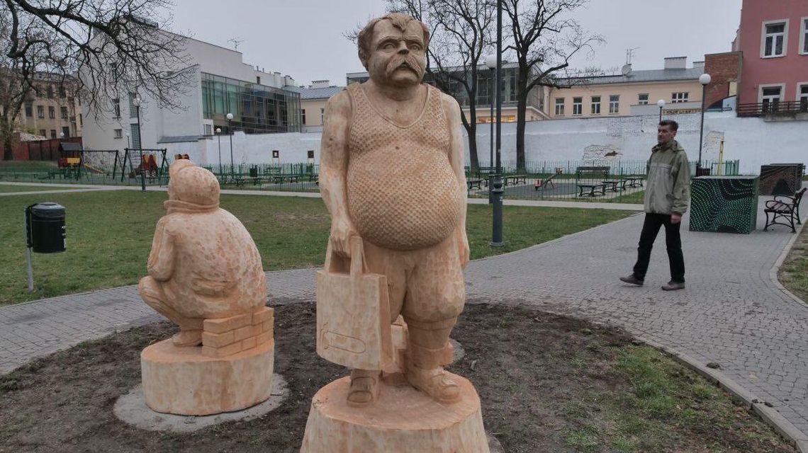 Janusz, Grażyna i Sebik. Nietypowe rzeźby w centrum Lublina [zdjęcia]
