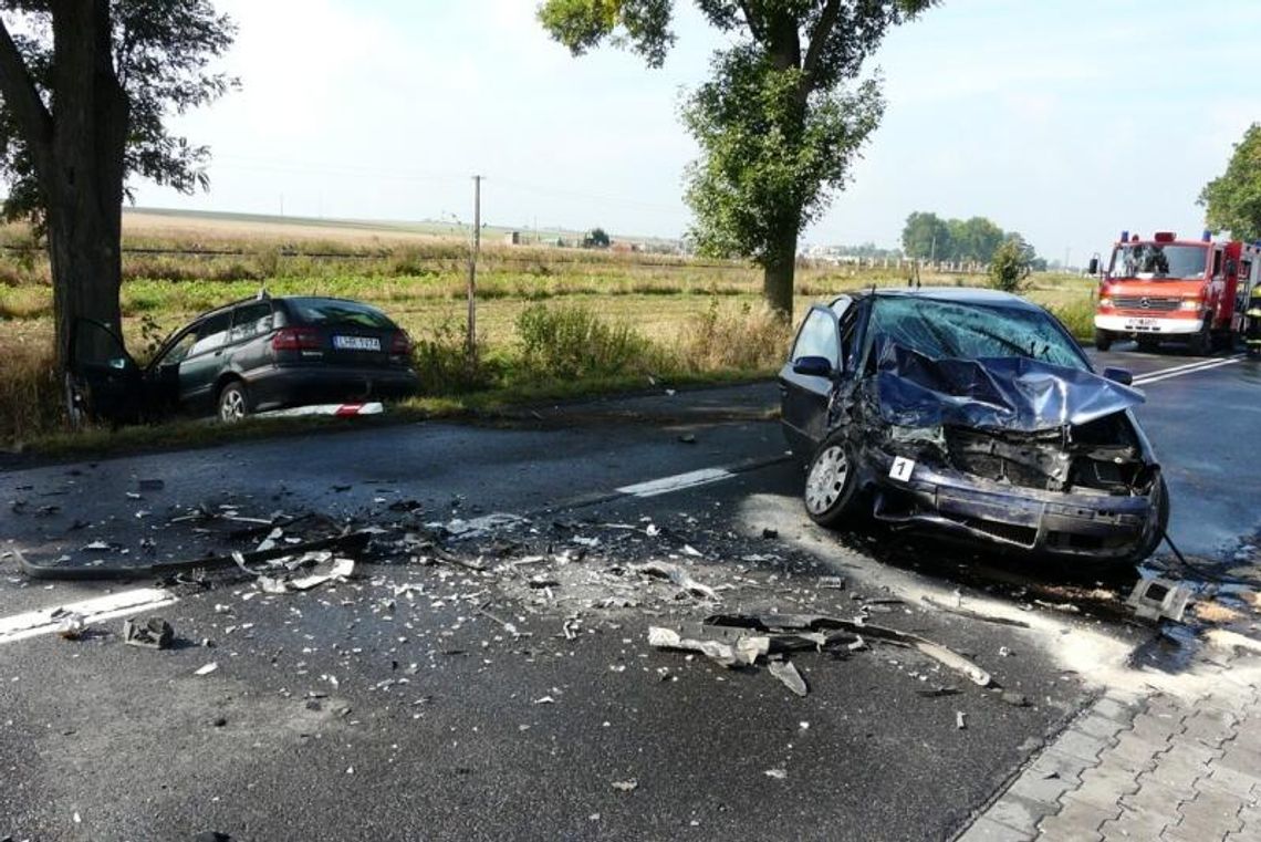 Jarosławiec: Zderzenie dwóch samochodów