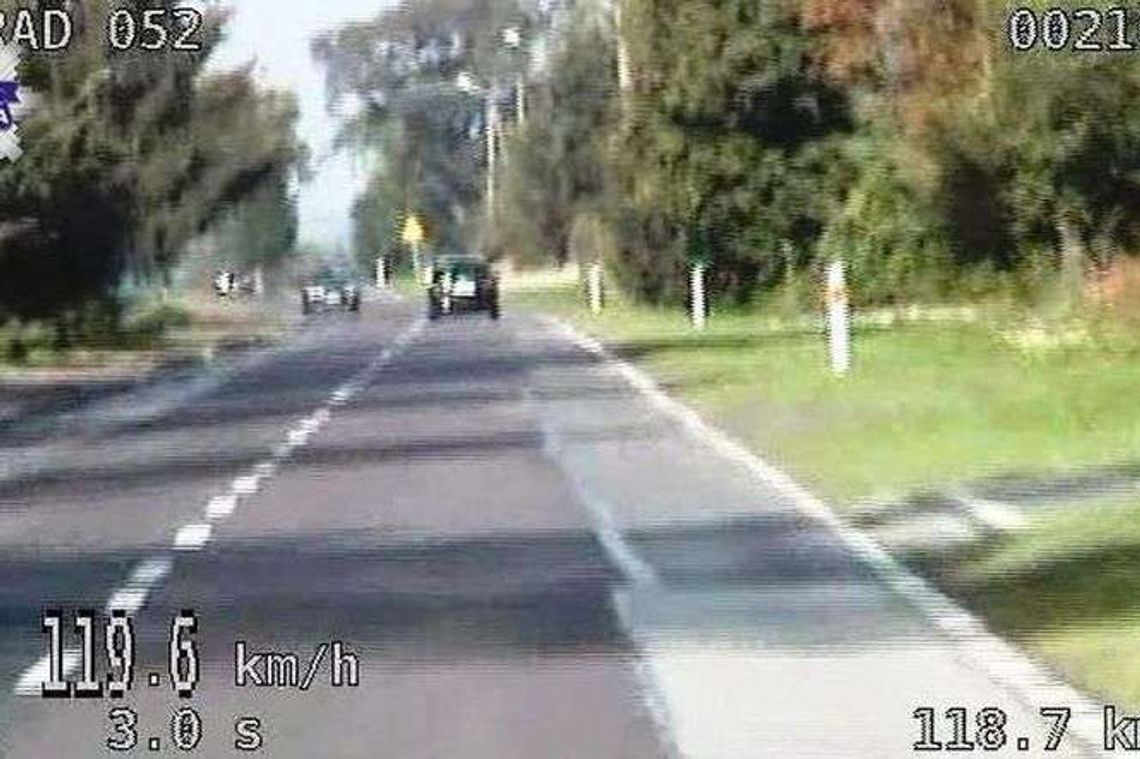 Jechał 119km/h. W terenie zabudowanym