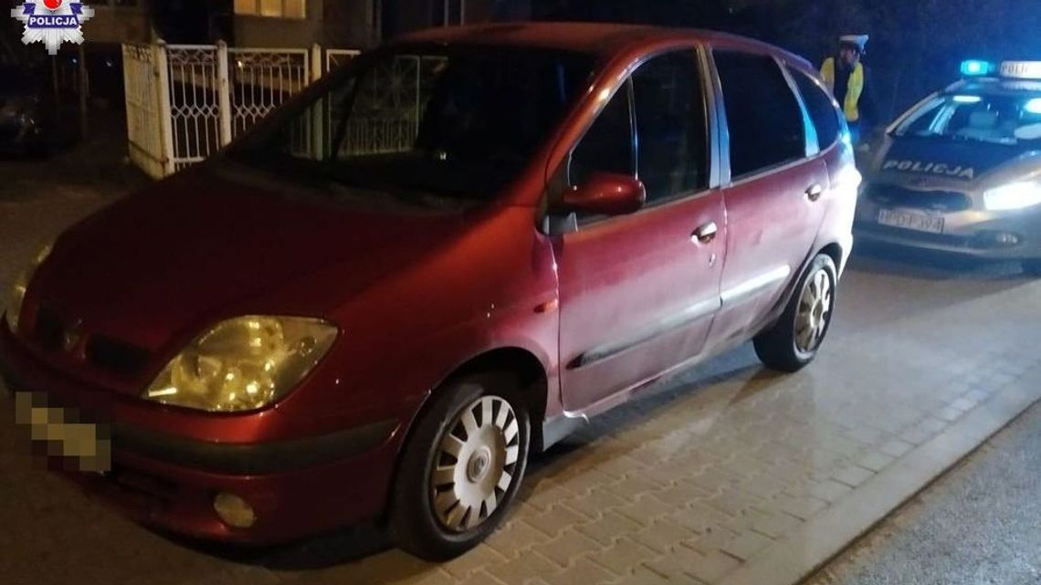 Jechał przez Puławy od krawężnika do krawężnika