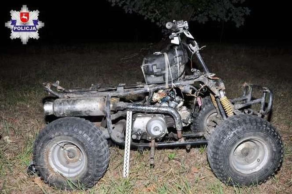 Jechał quadem-samoróbką bez świateł po drodze krajowej. Trzy osoby w szpitalu