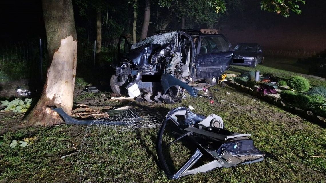 Jechała za szybko i uderzyła w drzewo. Bez uprawnień, za to z promilami Jechała za szybko i uderzyła w drzewo. Bez uprawnień, za to z promilami