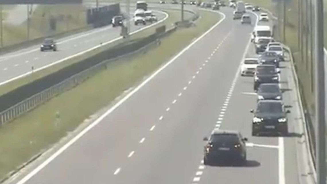 Jechali ekspresówką pod prąd. Sprawa skończy się w sądzie Jechali ekspresówką pod prąd. Sprawa skończy się w sądzie