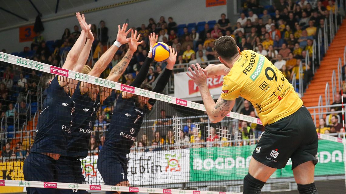 Jeden set to za mało, Bogdanka LUK Lublin przegrała u siebie z Projektem Warszawa [zdjęcia]