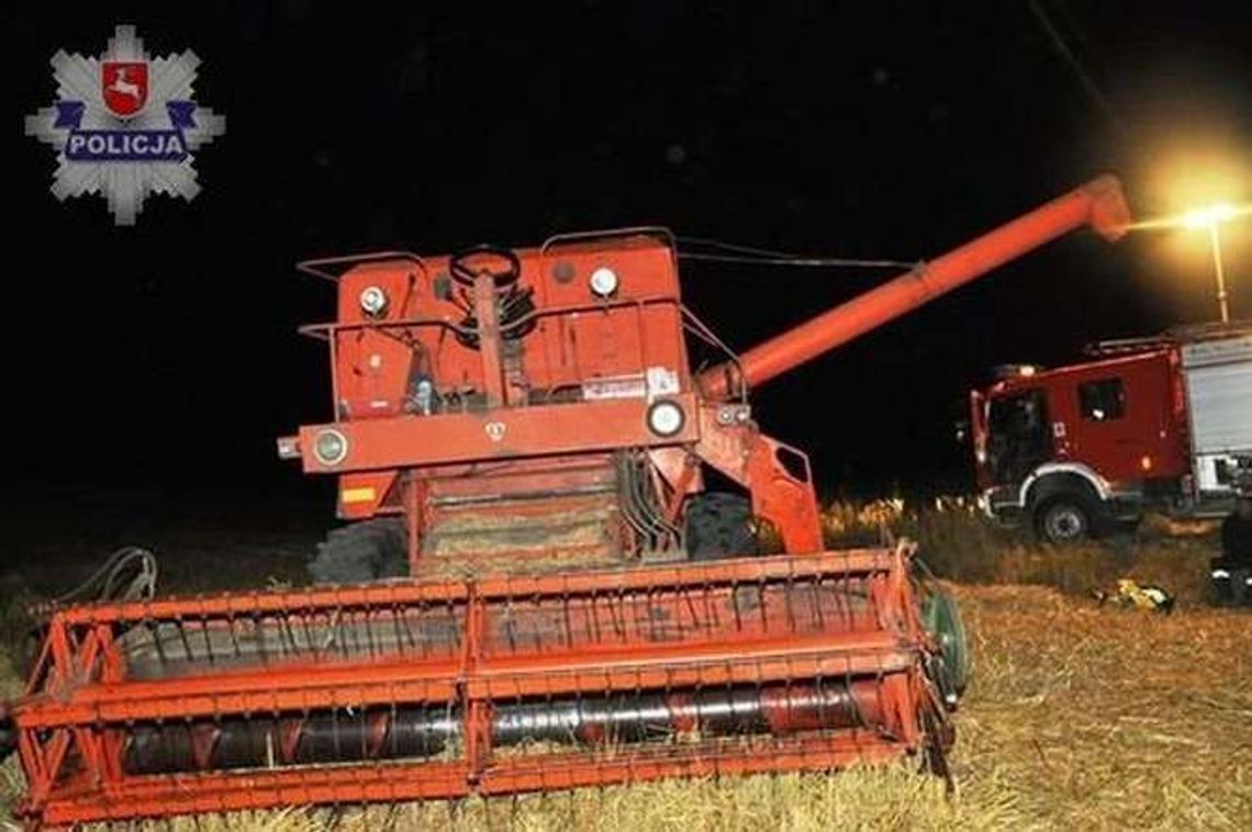 Jeden zginął pod kombajnem, drugi pod przyczepą. Wypadki rolników