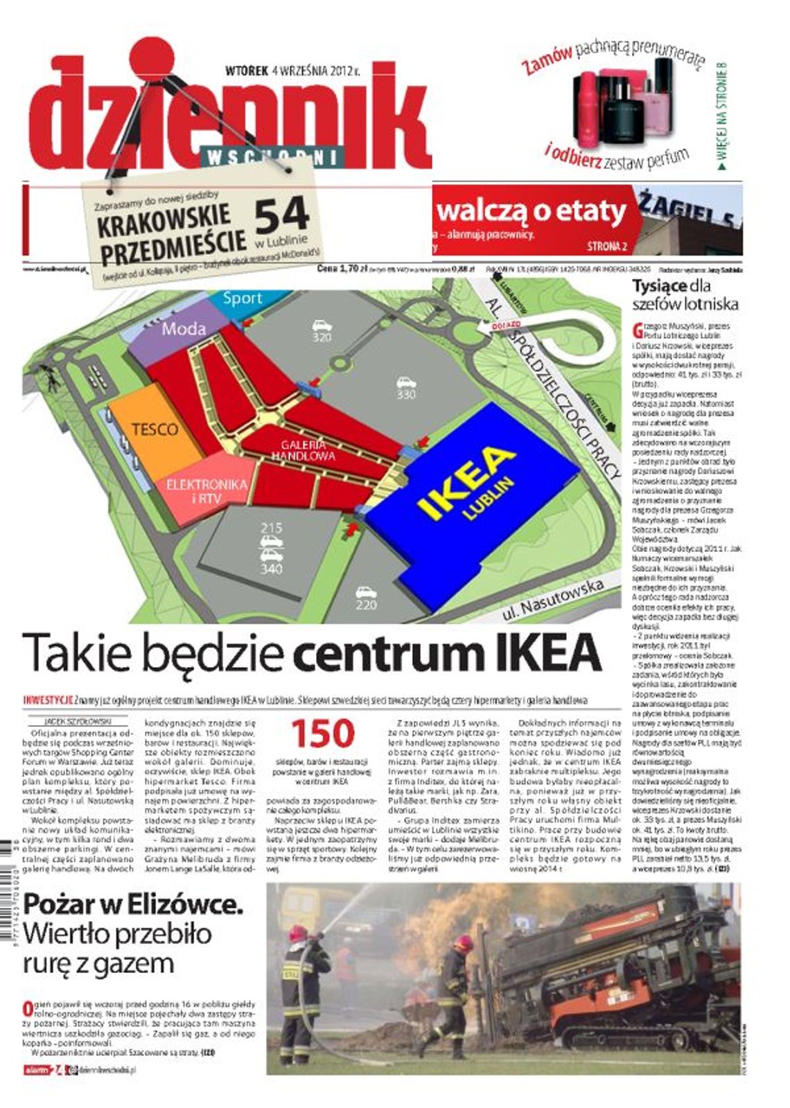 Jedynka Dziennika Wschodniego z 4 września 2012