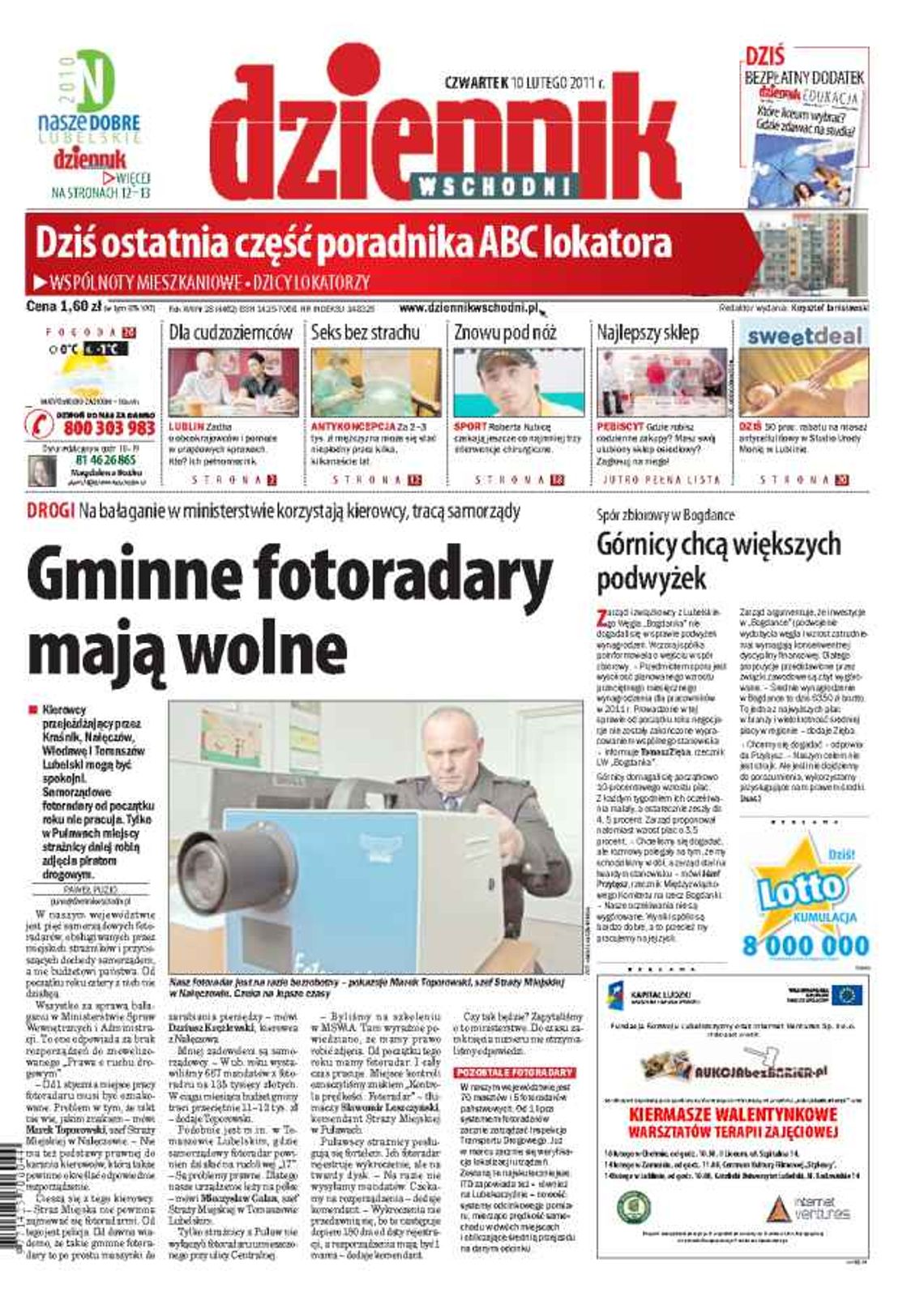 Jedynka z 10 lutego 2011 roku