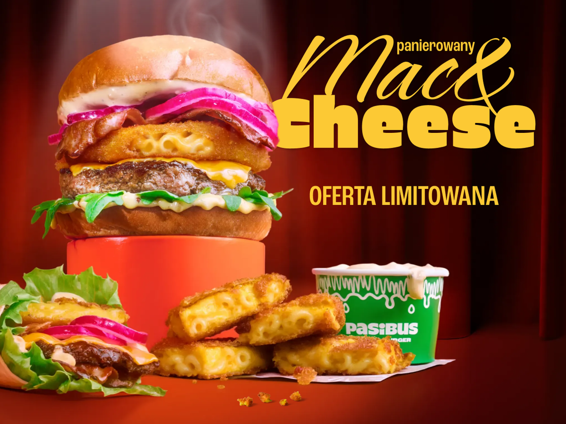 Jesienny comfort food nadchodzi. Pasibus serwuje panierowany Mac&Cheese! Jesienny comfort food nadchodzi. Pasibus serwuje panierowany Mac&Cheese!