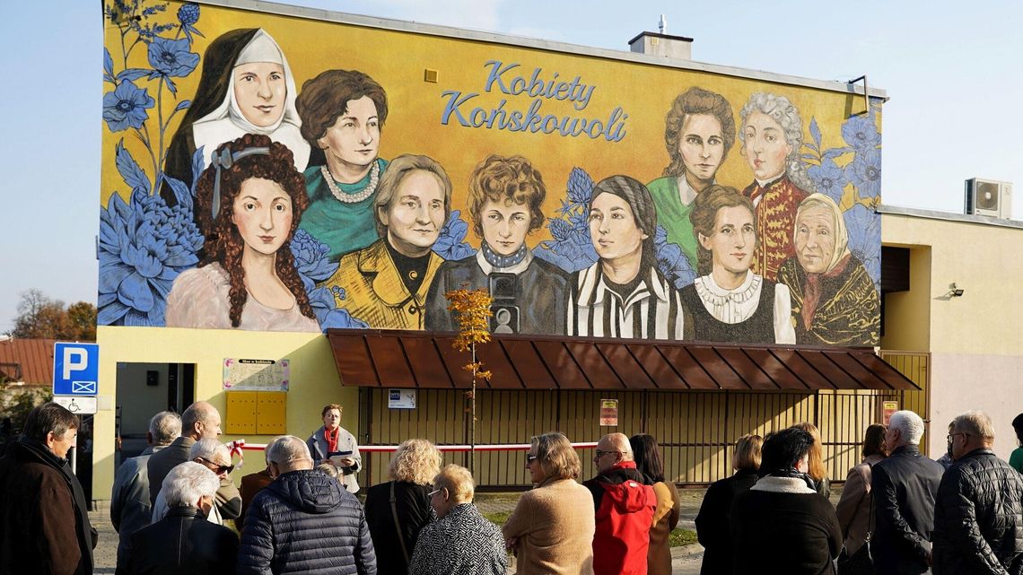 Jest ich dziesięć. Bohaterki Końskowoli mają swój mural i gry