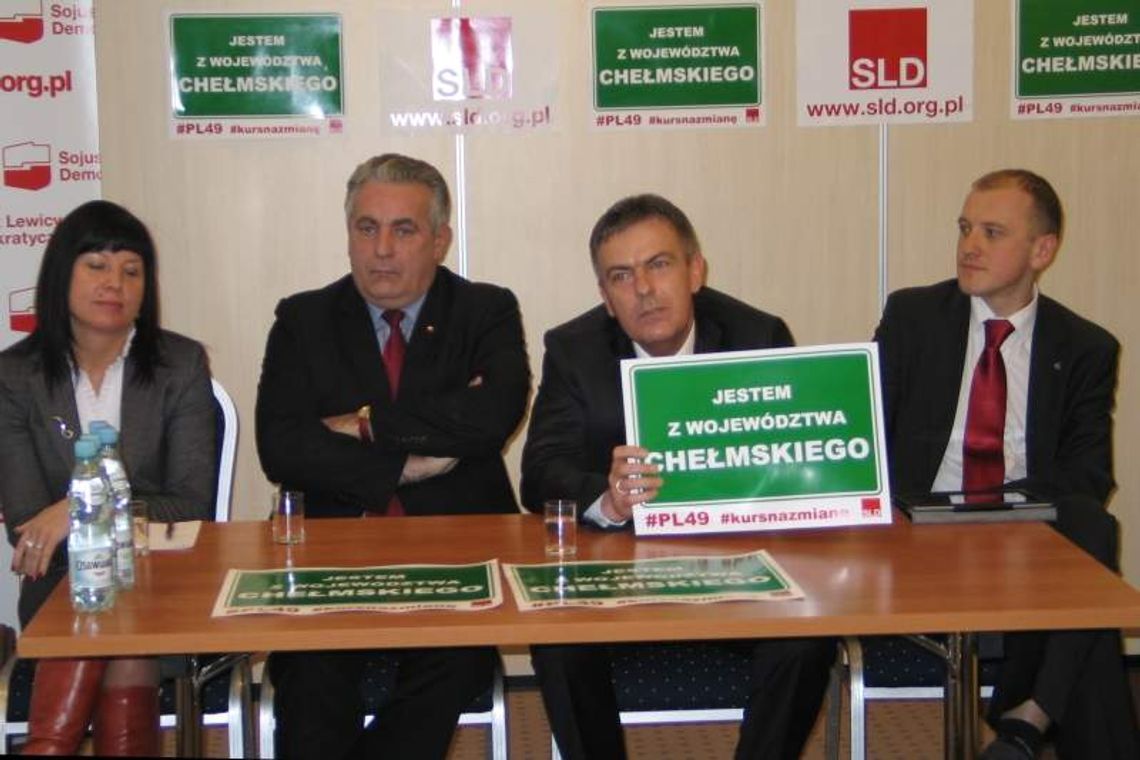"Jestem z woj. chełmskiego". SLD chce znowu 49 województw