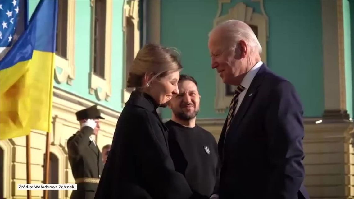 Joe Biden w Kijowie. Spotkał się z Wołodymyrem Zełenskim Joe Biden w Kijowie. Spotkał się z Wołodymyrem Zełenskim